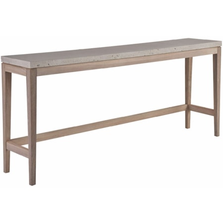 Outdoor Rectangular Console Table