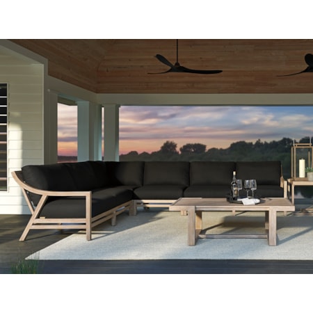 4-Piece Outdoor Sectional Sofa