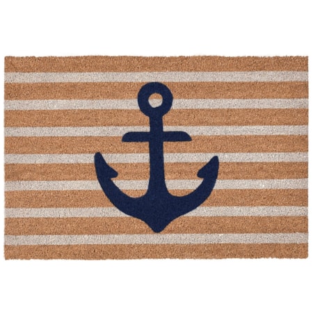 Doormat Anchors Away Navy/Natural 24x36