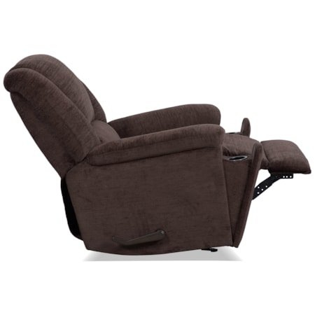 Plush Gliding Recliner