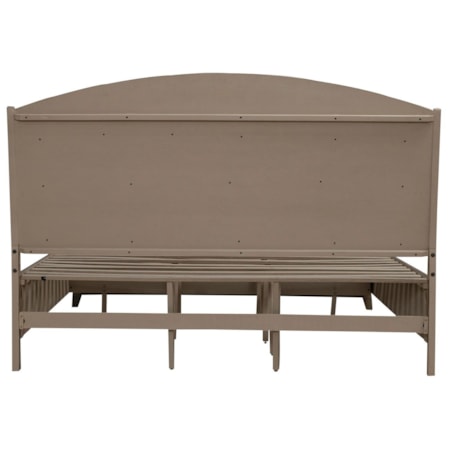 Upholstered King Storage Bed
