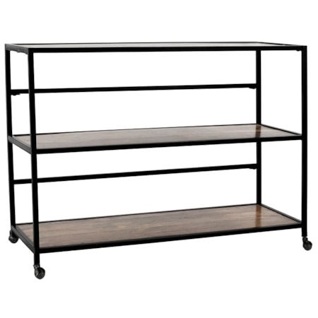 Glendora Rack Black Natural