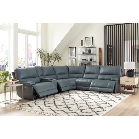 6-Piece Power Reclining Sectional Sofa