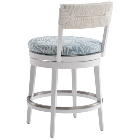 Outdoor Swivel Counter-Height Stool