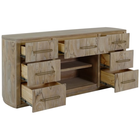 7-Drawer Storage Console