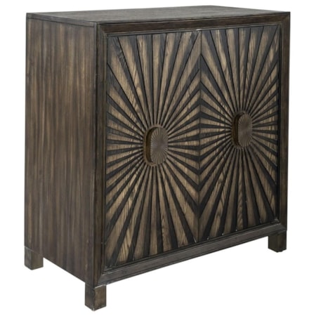 2-Door Wine Accent Cabinet