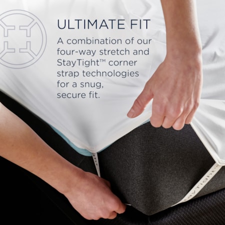 TEMPUR breeze cooling Sheet Set White