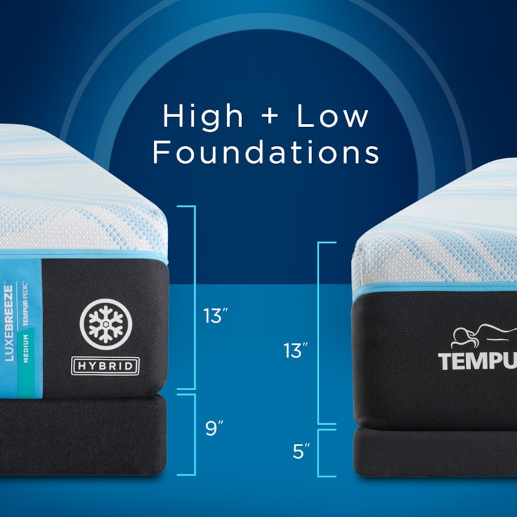 Tempur-Pedic® Tempur-LuxeBreeze® 2.0 Med Hybrid Tempur-LuxeBreeze® Medium Hybrid Twin XL