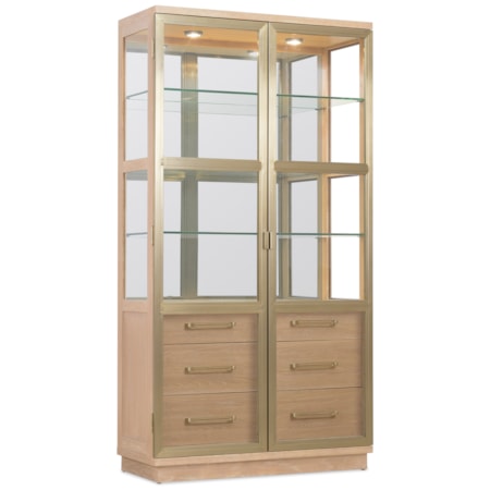 6-Drawer Display Cabinet