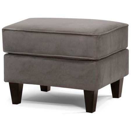Tapered Leg Ottoman