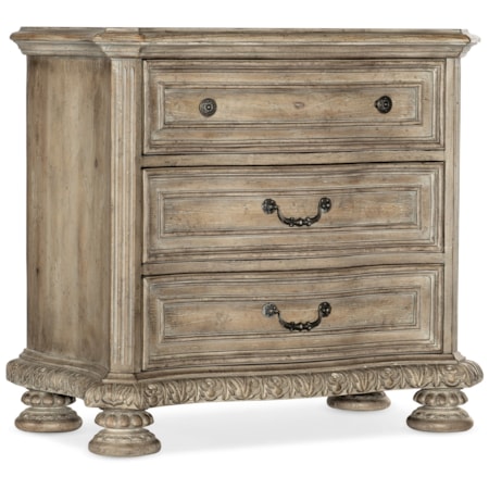 3-Drawer Nightstand