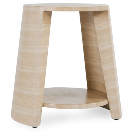 Outdoor 28" Round End Table