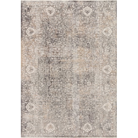 7'10" x 10' Stone / Ivory Rug
