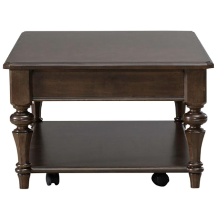 Single Drawer Rectangular Cocktail Table