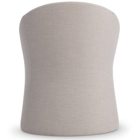 Outdoor Slipcover Dining Armchair w/Casters