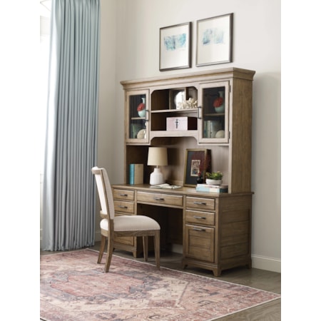 Executive Desk with Matching Hutch