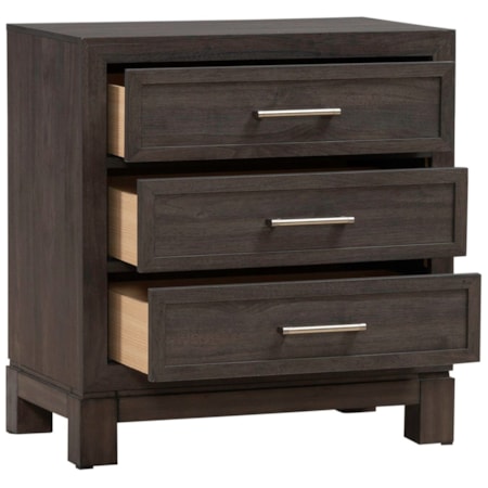 3-Drawer Nightstand
