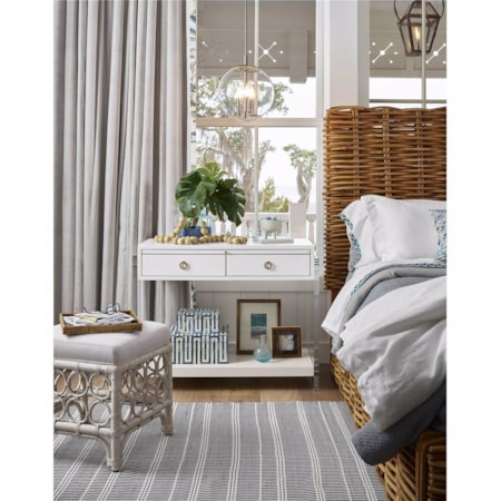 Getaway Rattan Stool