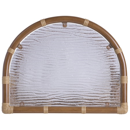 Outdoor Demilune End Table