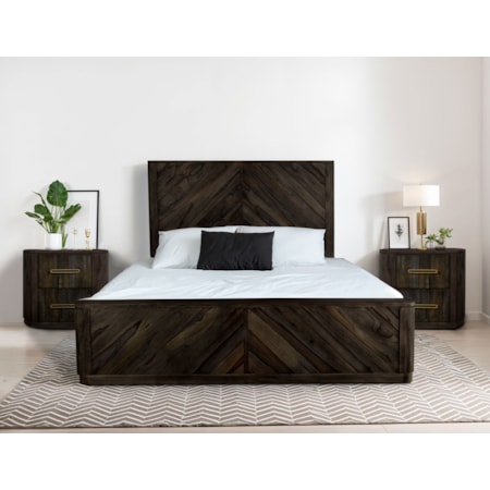 Queen Panel Bed
