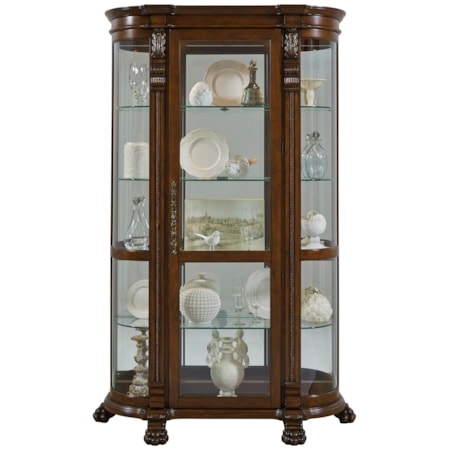 Living Room End Curio Cabinet