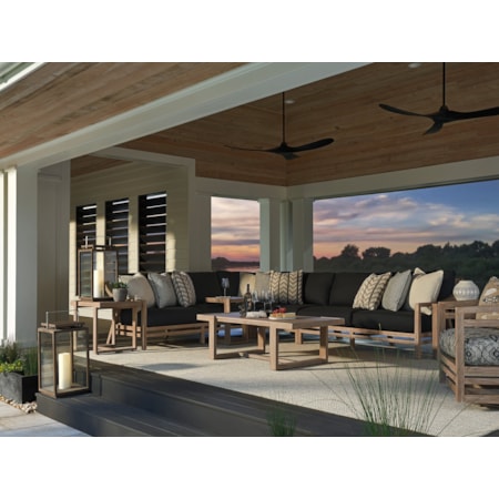 4-Piece Outdoor Sectional Sofa