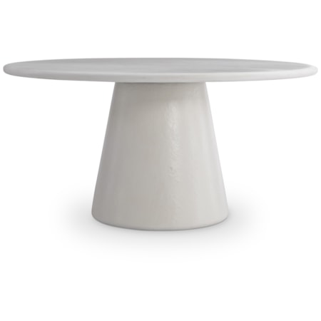 60" Rd. Bell-Pedestal Outdoor Dining Table