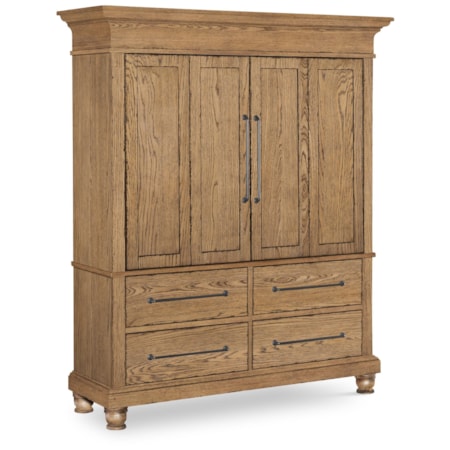 4-Drawer Armoire