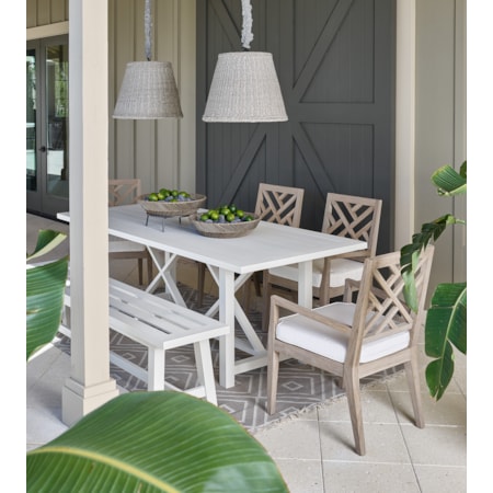 Outdoor Dining Bench