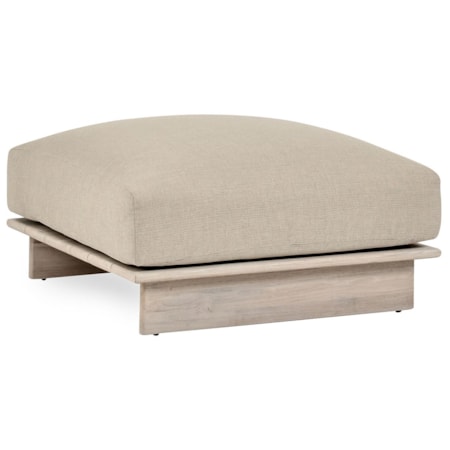 38" Outdoor Square Ottoman