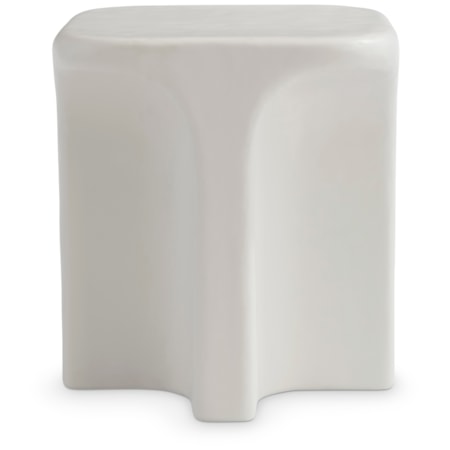 Sculptural Outdoor Side Table