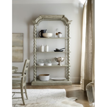 4-Tier Lettore Etagere