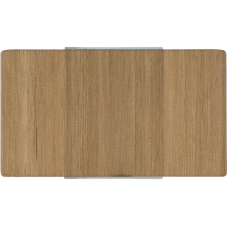 Rope and Glass Cocktail Table