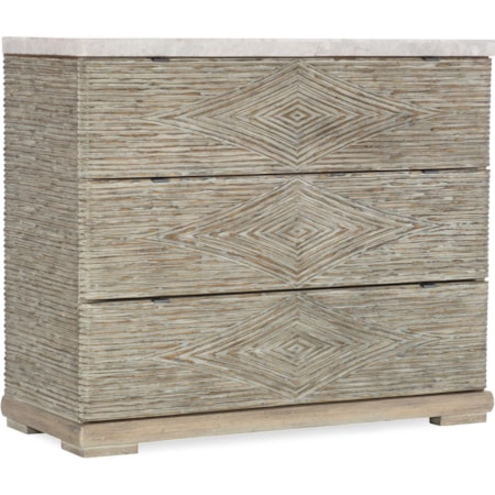 3-Drawer Accent Chest