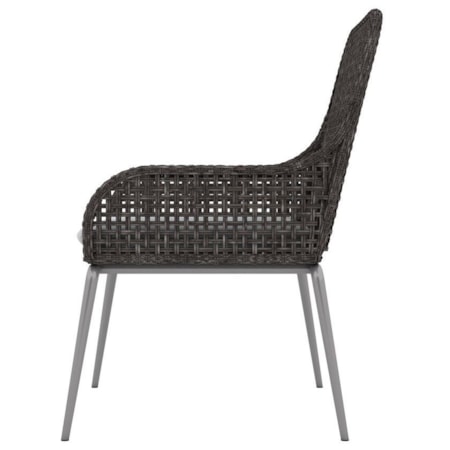 Outdoor/Indoor Wicker Arm Chair