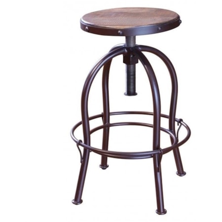 Adjustable Height Swivel Stool