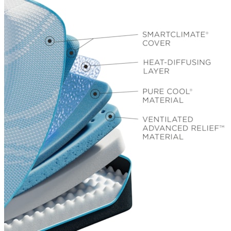 Tempur-ProBreeze® Medium King