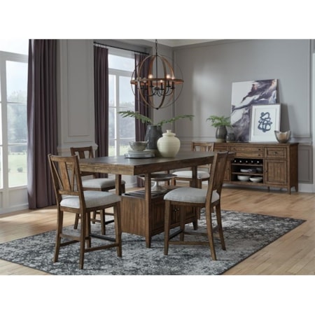 5-Piece Counter Height Dining Set