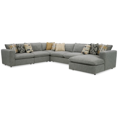 Sectional Sofa with Large Chaise