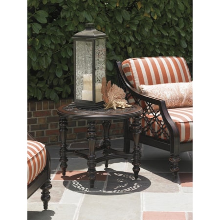 Outdoor Round End Table