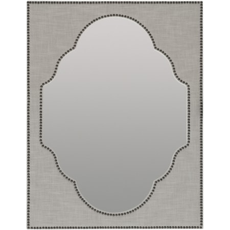 Nourmand Linen Wrapped Mirror