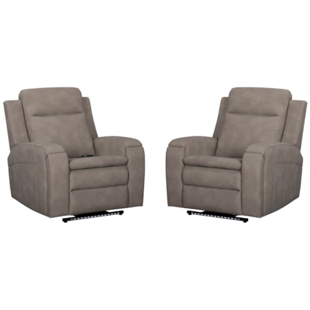 2-pk. Rocking Pwr. Recliner w/Heat &amp; Massage