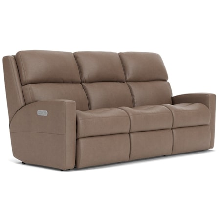 Power Reclining Sofa w/ Pwr Headrests