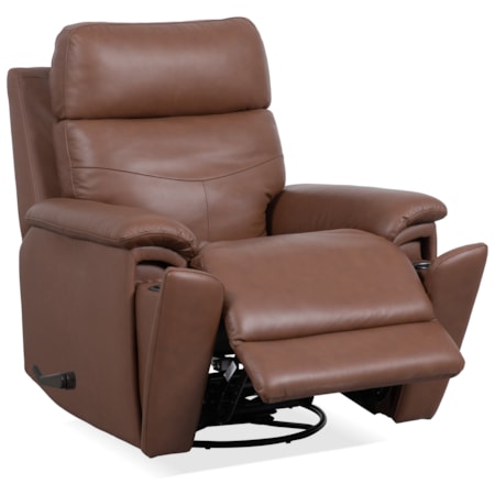 Refined Swivel Gliding Recliner