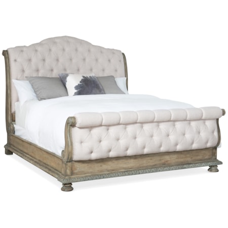 King Tufted Bed
