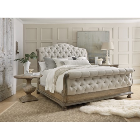 King Tufted Bed