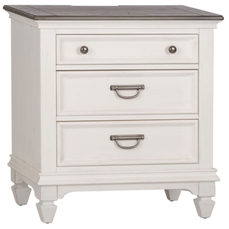 3-Drawer Nightstand