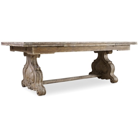 Refectory Rectangle Trestle Dining Table