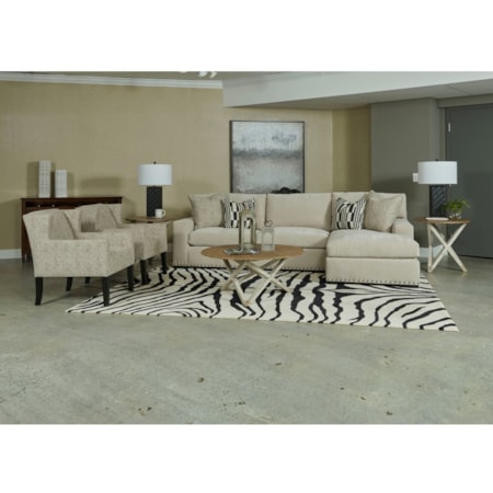 3 Seat Sectional Sofa w/ Chaise