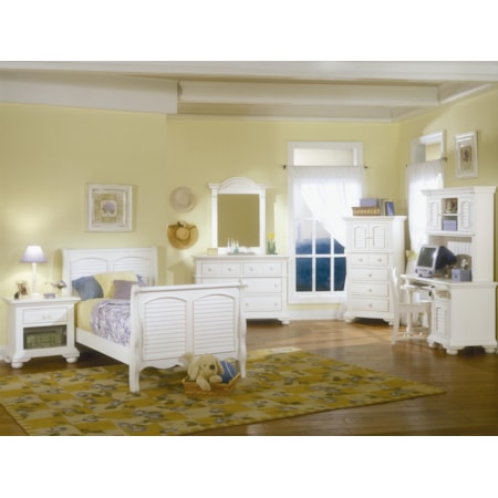 Youth Double Dresser and Mirror Set